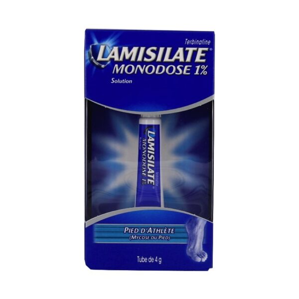 Lamisilate monodose 1% solution pour application cutanée tube 4g Lamisilate monodose 1% solution pour application cutanée tube 4g