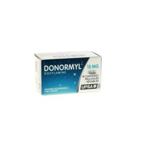 UPSA Donormyl 15 mg - Traitement de l'Insomnie Occasionnelle