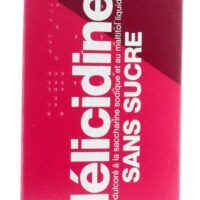 Helicidine 10 pour cent sans sucre sirop édulcoré à la saccharine 250ml