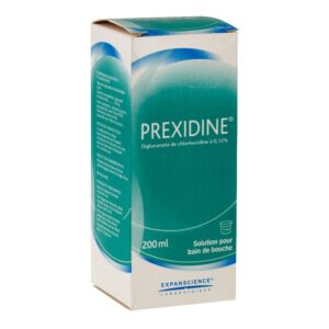 Prexidine 0,12% solution pour bain de bouche 200ml