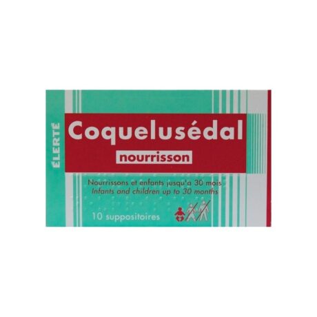 Coquelusedal suppositoire nourrissons 10 suppositoires