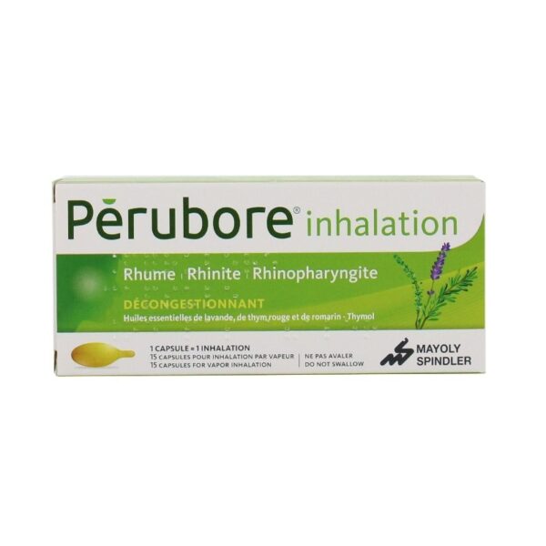 PERUBORE INHALATION capsule pour inhalation par vapeur