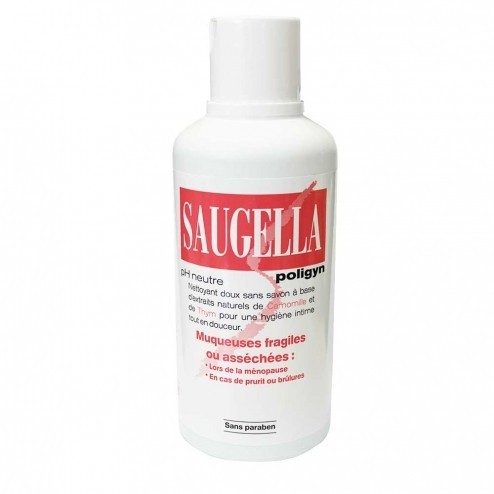 SAUGELLA - POLIGYN - NETTOYANT DOUX - 500 ML