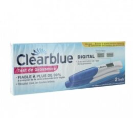 CLEARBLUE DIGITAL 2 TESTS DE GROSSESSE