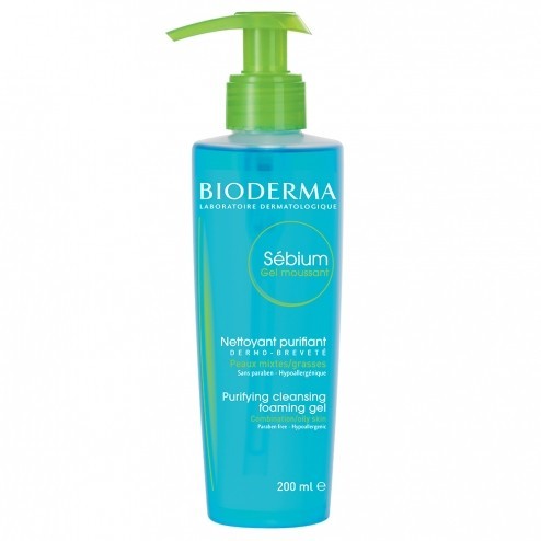 Bioderma Sébium Gel Moussant Nettoyant Purifiant 200 ml