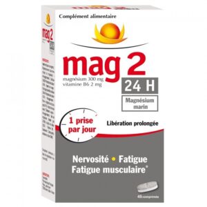 Mag2 24h nervosité, fatigue et fatigue musculaire - 45 comprimés