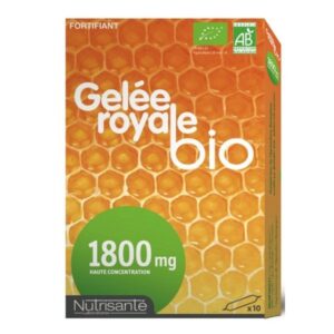 Gelée Royale Bio 1800mg 10 Ampoules