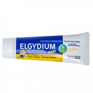 ELGYDIUM Dentifrice protection caries kids 50 ml arôme banane