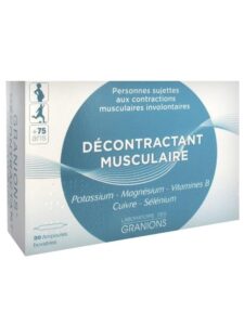 GRANIONS DECONTRACTANT MUSCULAIRE - 30 AMPOULES