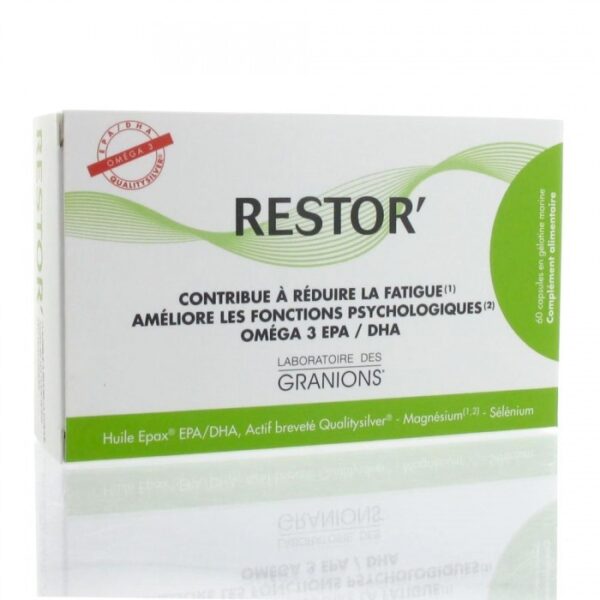 GRANIONS RESTOR' EPA/DHA - 60 CAPSULES