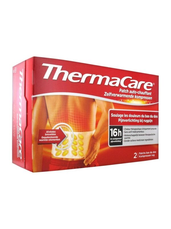 THERMACARE PATCHS AUTO-CHAUFFANTS - 2 PATCHS BAS DU DOS