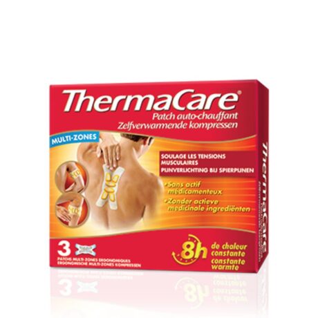 THERMACARE PATCHS AUTO-CHAUFFANTS - 3 PATCHS MULTI-ZONES ERGONOMIQUES