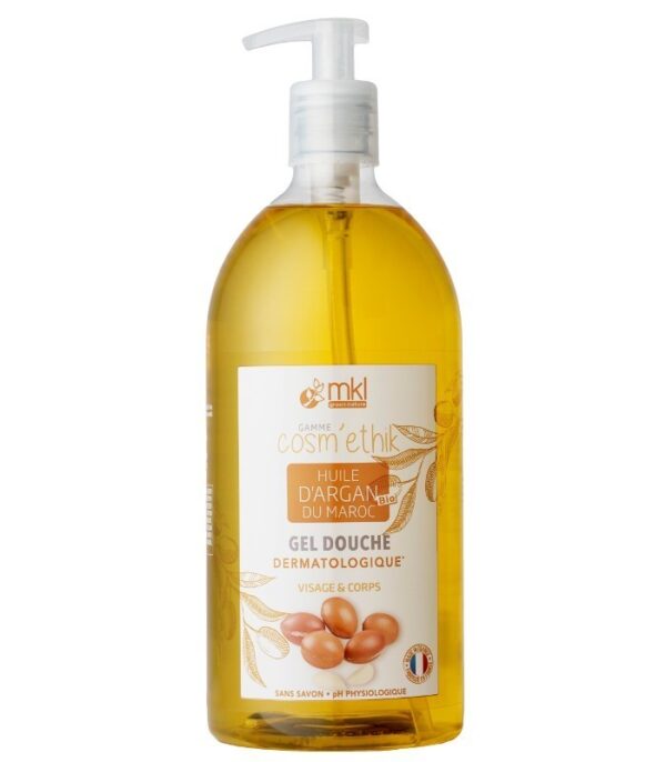 MKL Green Nature Cosm'Ethik Gel Douche Huile d'Argan du Maroc 1 L