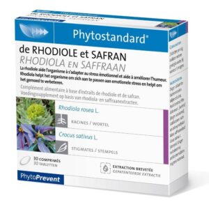 PHYTOSTANDARD - DE RHODIOLE ET SAFRAN - 30 COMPRIMES