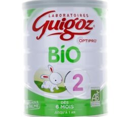 GUIGOZ Lait Bio 2ème âge Dès 6 mois jusqu'a 1 an - 800 g