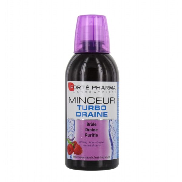 FORTE PHARMA - TURBO DRAINE GOÛT FRAMBOISE - 500 ML