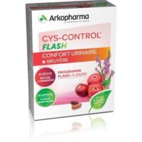 ARKOPHARMA - CYS-CONTROL FLASH - CONFORT URINAIRE - ARÔME FRAMBOISE - 10 GELULES + 10 CAPSULES