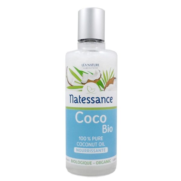 NATESSANCE - HUILE DE COCO BIO - 100 ML