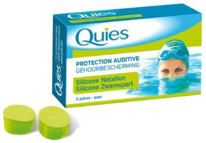QUIES - PROTECTION AUDITIVE EN SILICONE - SPECIAL NATATION - 3 PAIRES