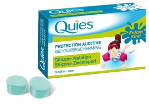 QUIES - PROTECTION AUDITIVE ENFANT EN SILICONE - SPECIAL NATATION - 3 PAIRES