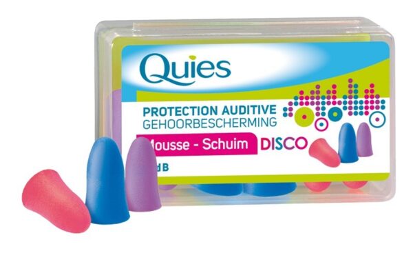 QUIES - PROTECTION AUDITIVE - MOUSSE DISCO - 3 PAIRES