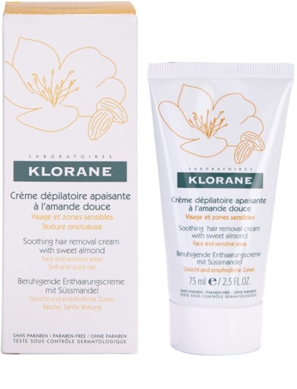 KLORANE - CREME DEPILATOIRE APAISANTE A L'AMANDE DOUCE - 75 ML KLORANE - CREME DEPILATOIRE APAISANTE A L'AMANDE DOUCE - 75 ML