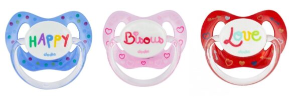 DODIE - SUCETTE ORTHODONTIQUE SILICONE - MIXTE - 18M+ - P61