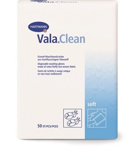 HARTMANN - VALA CLEAN - GANTS DE TOILETTE A USAGE UNIQUE - 50 GANTS
