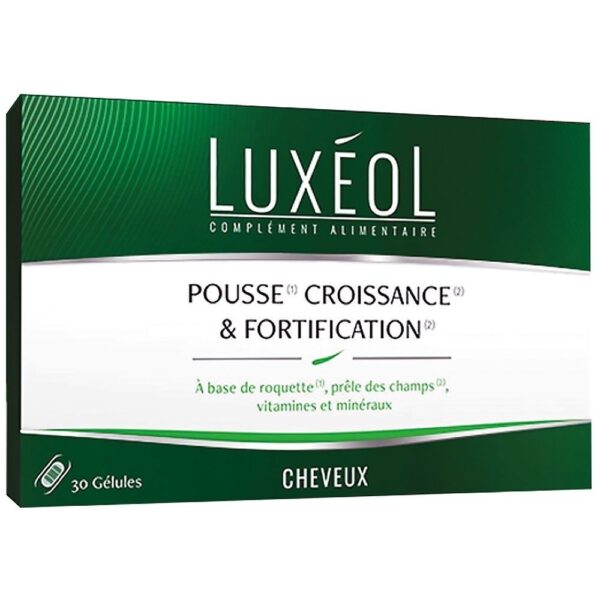 LUXEOL - CHEVEUX - POUSSE CROISSANCE FORTIFICATION - 30 GELULES