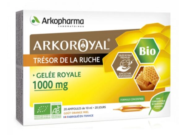 Trésor de la ruche 1000mg 20 ampoules arkoroyal arkopharma