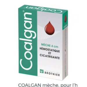 COALGAN OUATE HEMOSTATIQUE MECHE DE 4CM