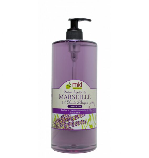 MKL Green Nature Savon Liquide de Marseille Surgras Lavande 1 L