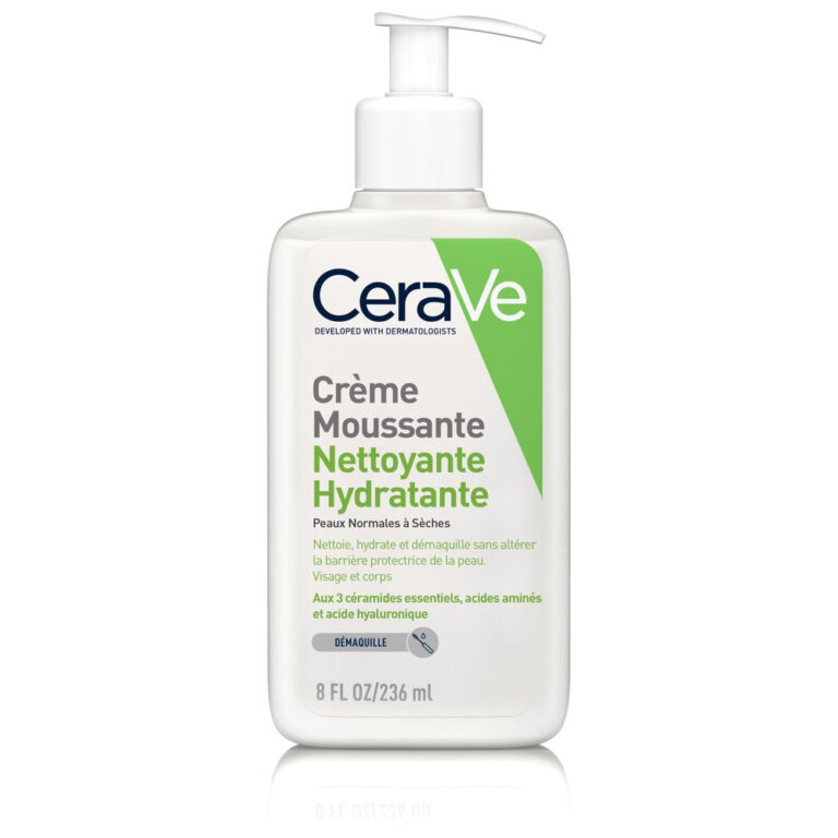 CeraVe Crème Moussante Nettoyante Hydratante Visage 236 ml