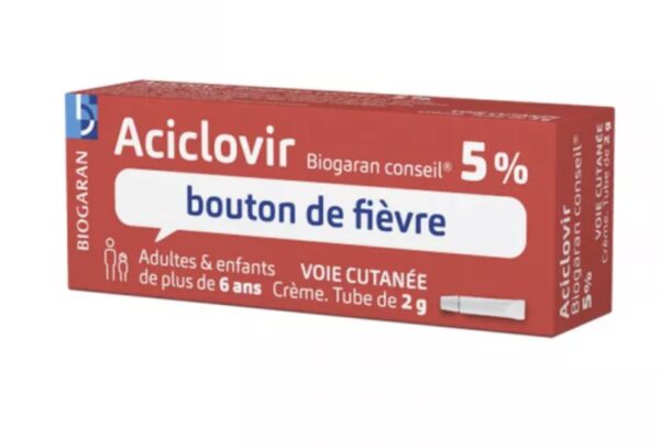 Aciclovir Biogaran Conseil 5%, crème - Tube de 2 g