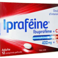 Ipraféine 400/100mg 12 comprimés