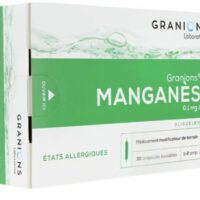 Granions de manganèse 0,1mg/2ml 30 ampoules