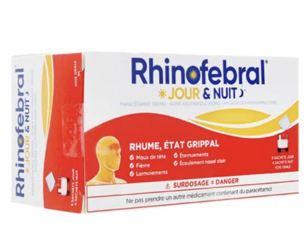 Rhinofebral Jour & Nuit 12 sachets ( 8 Jour 4 Nuit )
