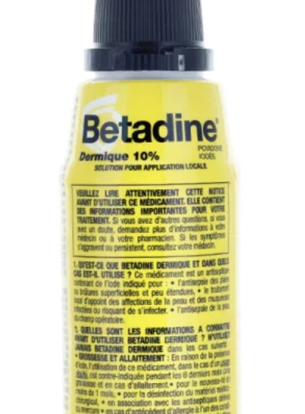 Betadine Dermique 10% solution 125ml