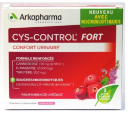 Arkopharma Cys-Control Fort 10 sachets + 5 sticks