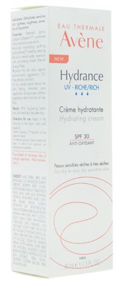 Avène Hydrance UV crème hydratante riche SPF 30 40ml