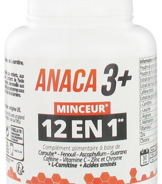ANACA 3 + Minceur 12 en1 120 Gélules