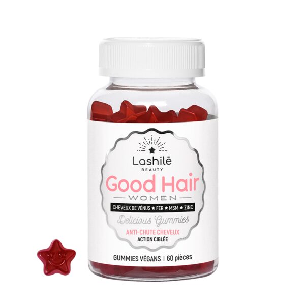 GOOD HAIR WOMEN ANTI-CHUTE GUMMIES - 1 MOIS LASHILE