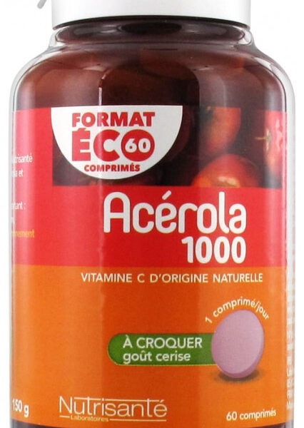 Nutrisanté Acérola 1000 60 Comprimés