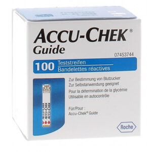 ACCU CHECK GUIDE - 100 Bandelettes Réactives