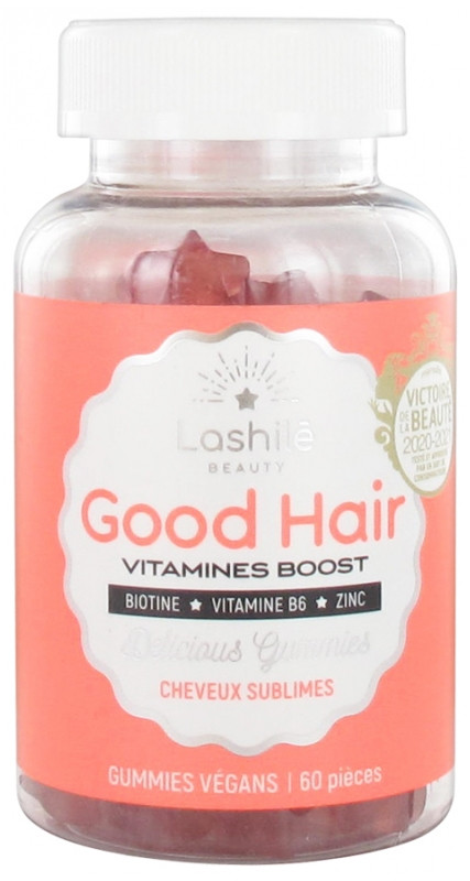 Lashilé Beauty Good Hair Vitamines Boost Cheveux Sublimes 60 Gommes