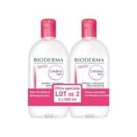 Bioderma Créaline H2O Eau Micellaire Démaquillante Lot de 2 x 500 ml