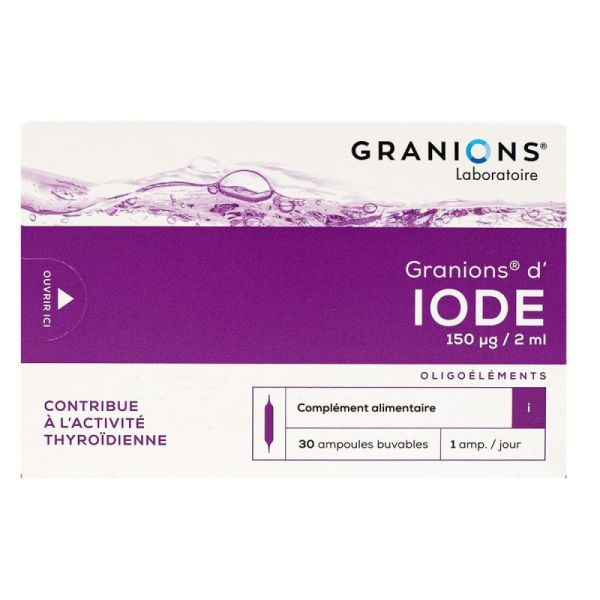 GRANIONS IODE AMP BUV 2ML 30