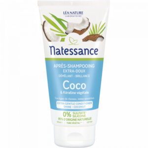 Natessance Après-Shampoing Extra-Doux Coco et Kératine Végétale 150 ml