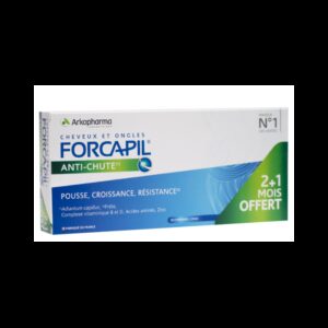 FORCAPIL ANTI CHUTE 2 MOIS +1 MOIS OFFERT 90 COMPRIMES