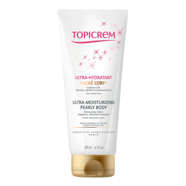 TOPICREM - Ultra-hydratant Nacré corps Peaux sensibles et sèches - 200ml